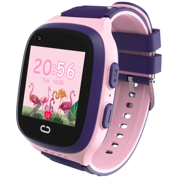 Volkano Find Me 4G Series GPS Tracking Watch with Camera - Pink