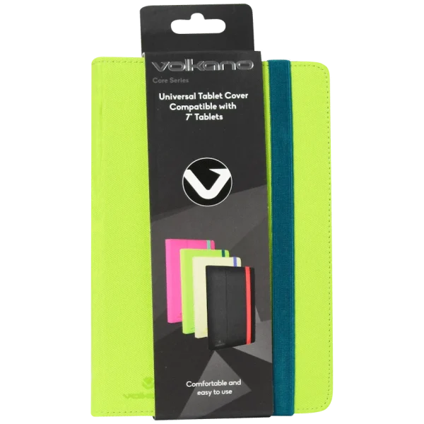 Volkano Tablet 7" Cover - Core Series - Green