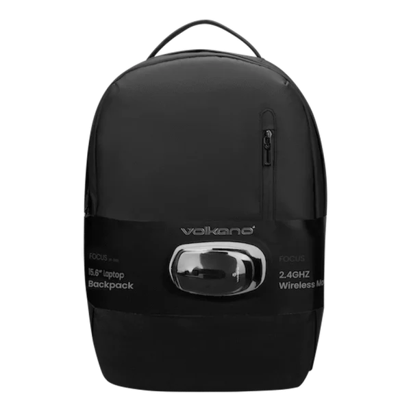 Volkano Focus Series 15.6" Laptop Backpack and Wireless Mouse - Image 2