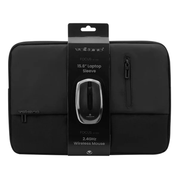 Volkano Focus Series 15.6" Laptop Sleeve & Wireless Mouse - Image 2