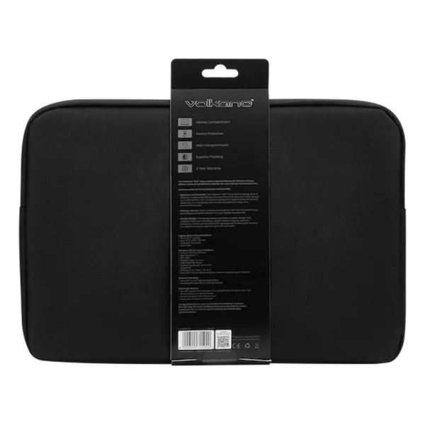 Volkano Focus Series 15.6" Laptop Sleeve & Wireless Mouse - Image 3