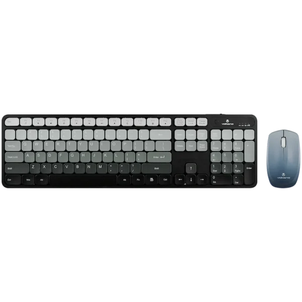 Volkano Prism Series Bluetooth Wireless Keyboard and Mouse - Grey