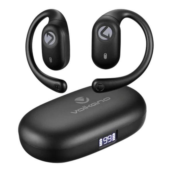 Volkano Stride 2 Air Conduction True Wireless Earphones - Black - Image 2