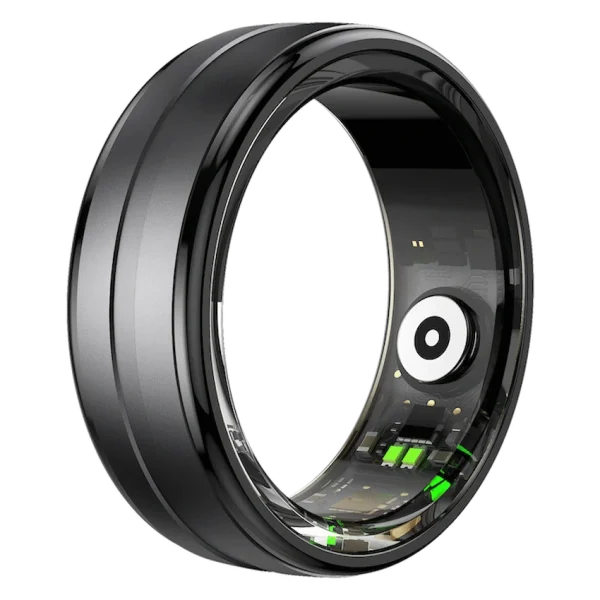 Volkano Ring Series Smart Ring with Charge Case - Black 18.9mm - Image 3