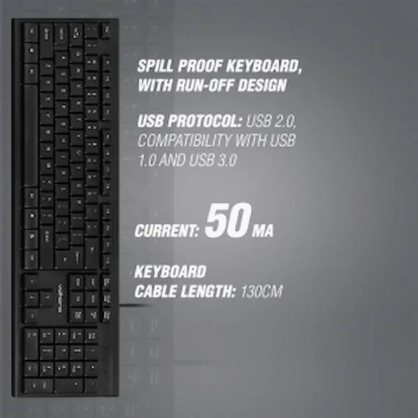 Volkano Mineral Series USB Keyboard - Image 3