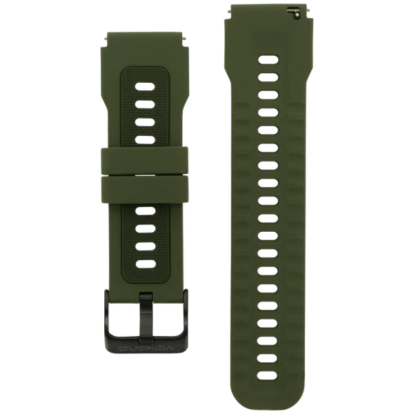 Universal Silicone 22mm Watch Strap - Green