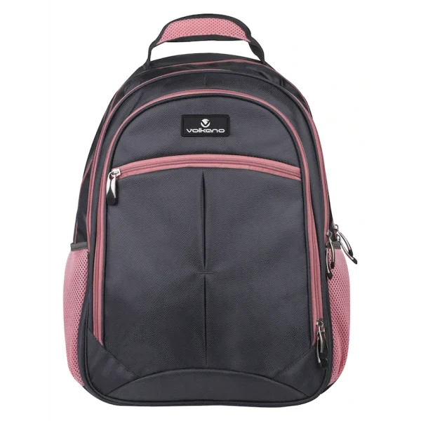 Volkano Orthopaedic Backpack 36l - Dark Grey/Pink - Image 3