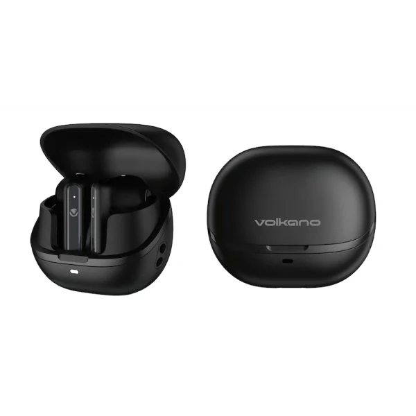 Volkano QuietFit - TWS Earphones with ANC & ENC- Black - Image 2