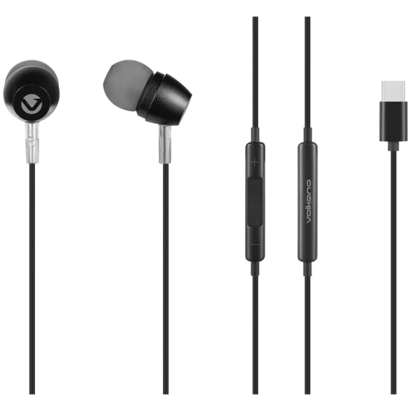 Volkano Prism 3 Series Type-C Earphone - Black