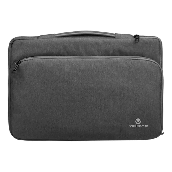 Volkano Deluxe 15.6" Laptop Sleeve - Charcoal - Image 2