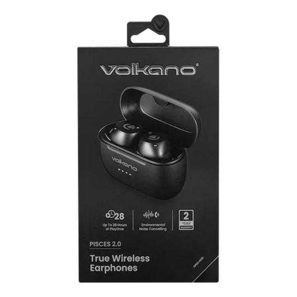 Volkano Pisces 2.0 Series TWS Earphones - Black - Image 12