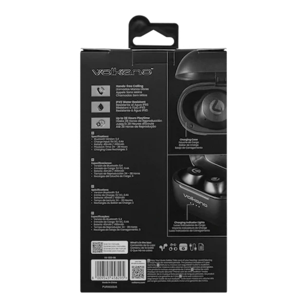 Volkano Pisces 2.0 Series TWS Earphones - Black - Image 13
