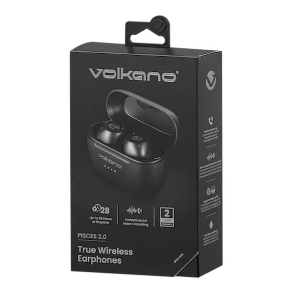 Volkano Pisces 2.0 Series TWS Earphones - Black - Image 14