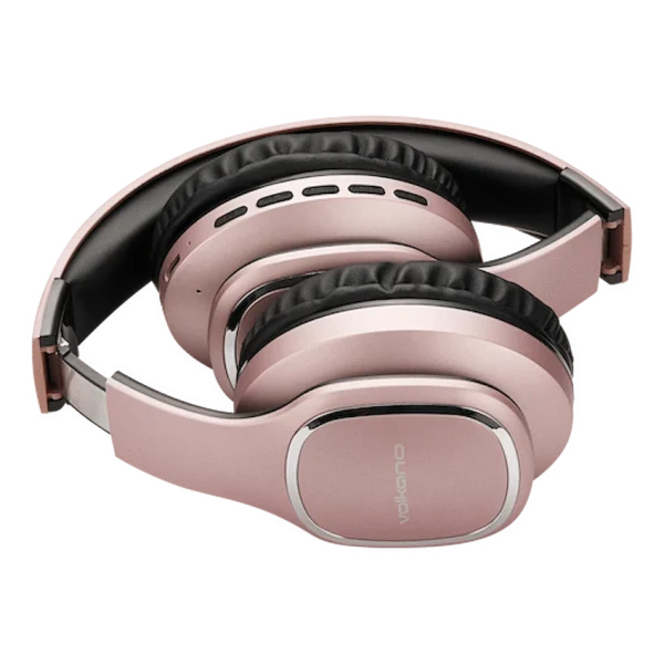 Volkano Phonic Series Bluetooth Full-Size Headphones - Rose Gold - Image 20