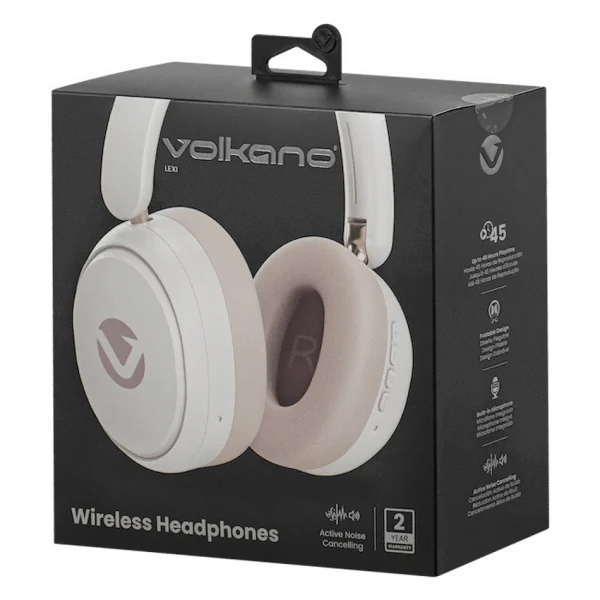 Volkano Lexi Bluetooth Headphone with ANC - Nude - Image 2