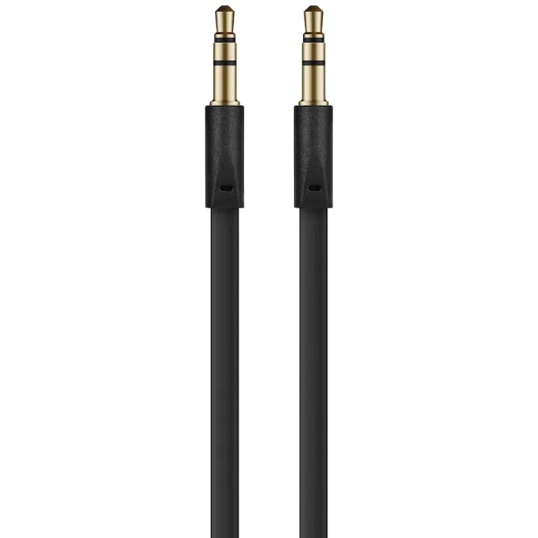 Volkano Slim Series Aux Cable 2m - Black