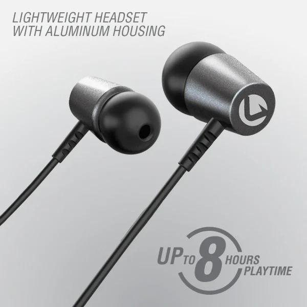 Volkano Aeon Series Bluetooth Earphones with Case - Black - Image 3