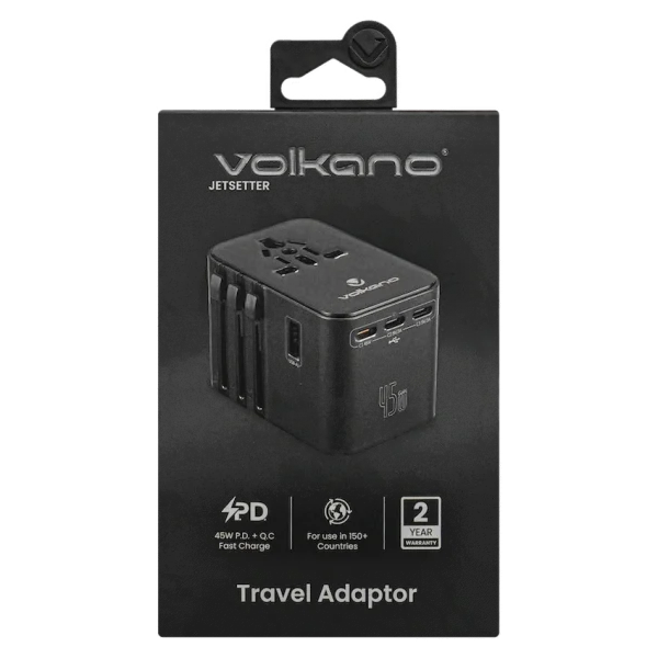 Volkano Jetsetter series 45W PD Travel Adaptor - Image 2
