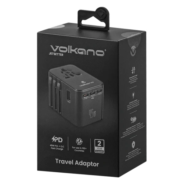 Volkano Jetsetter series 45W PD Travel Adaptor - Image 3