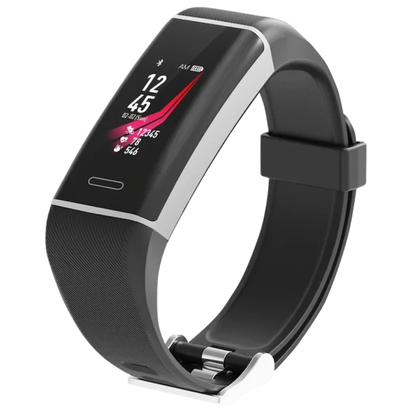 Volkano Active Tech Quest 2 Series Fitness Bracelet with GPS and HRM - Black