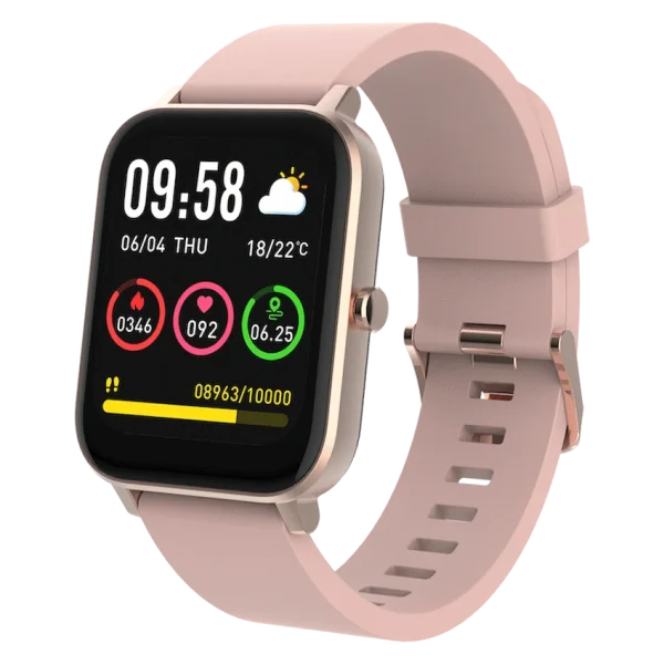 Volkano Azure Series Fashion Smart Watch - Pink/Rose Gold